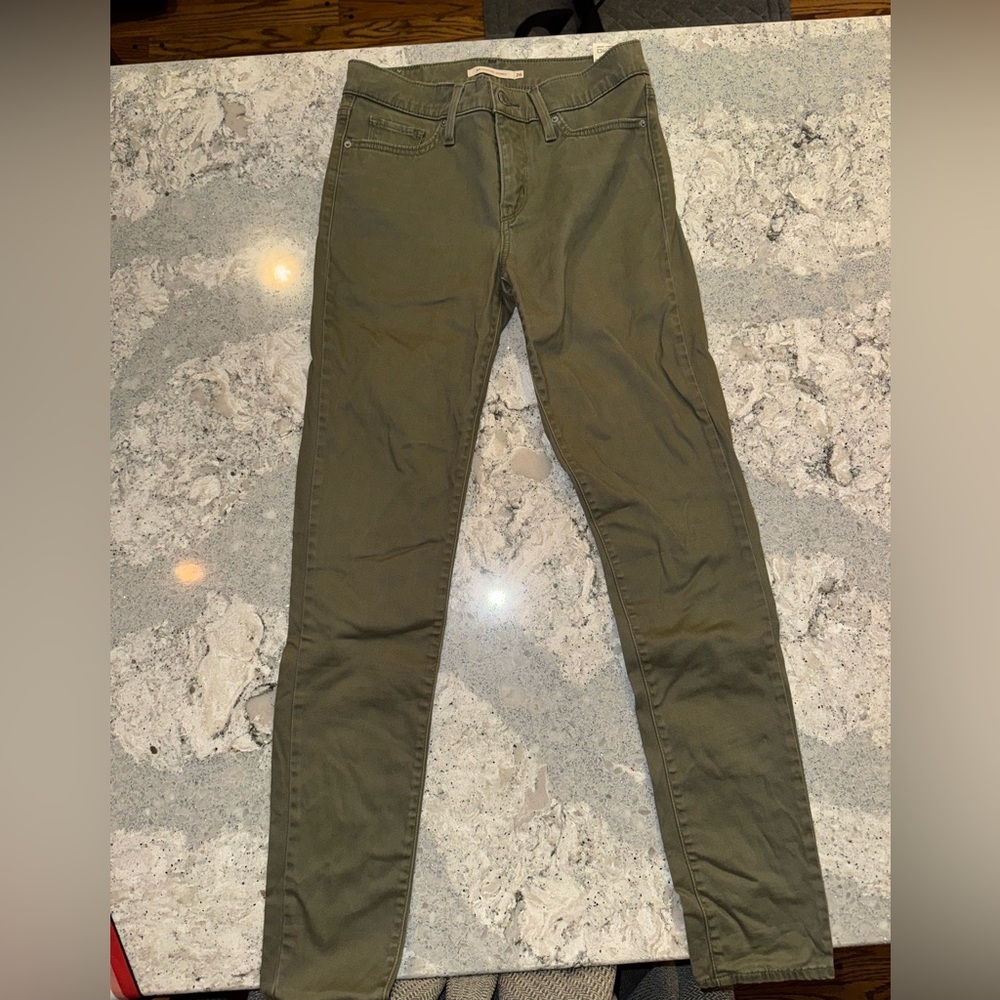 Levi’s Olive Green Skinny Jeans